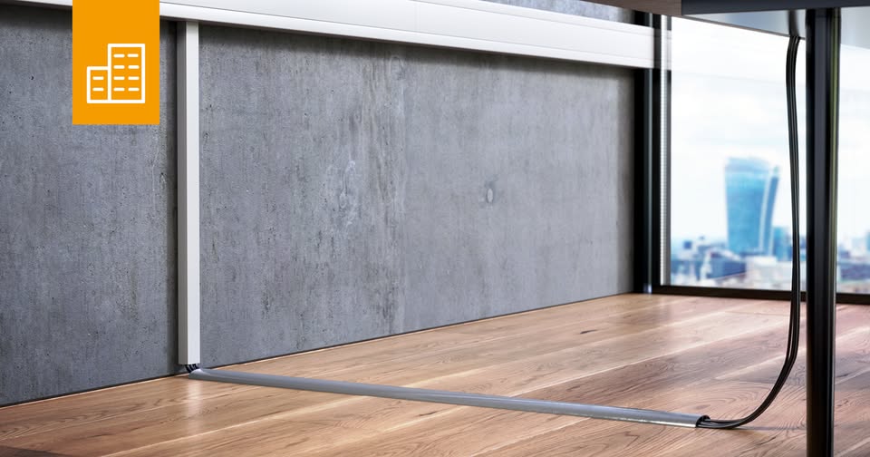 Floor Trunking 90mm x 16mm Grey - KRTD-9(2M) - Image 2