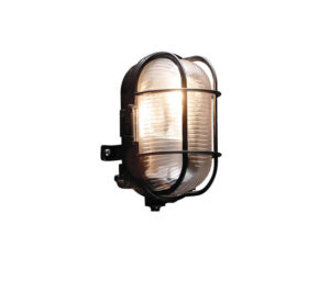Oval Bulkhead Plabuk Black Lights by RD Ref: UH3041-0106