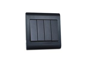 Switch 4 Gang 2 Way R Series Urban Graphite 16A Mk Honeywell R4784GPH