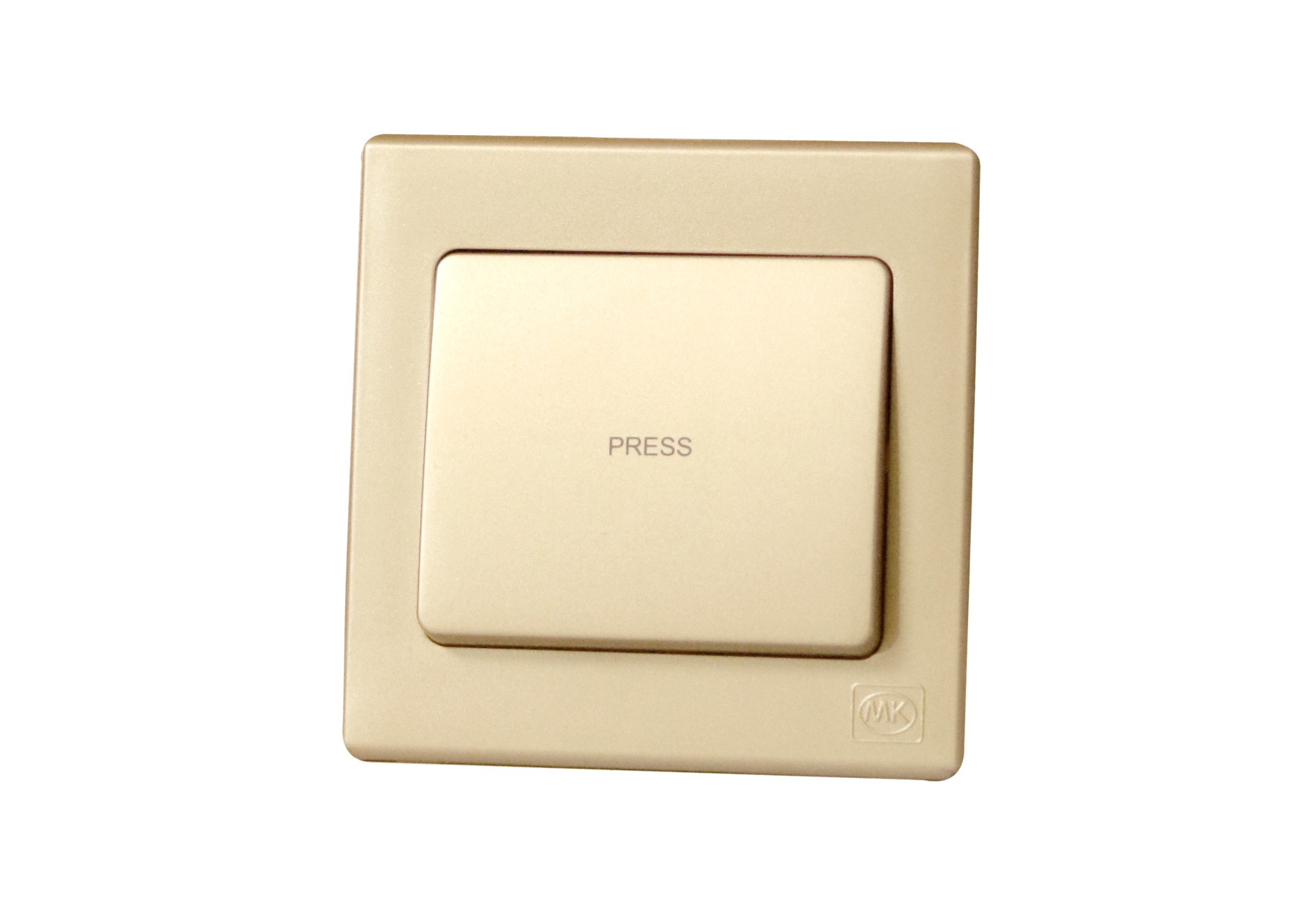 Push Switch "Press" 1G 10A MK Honeywell Avant Champagne