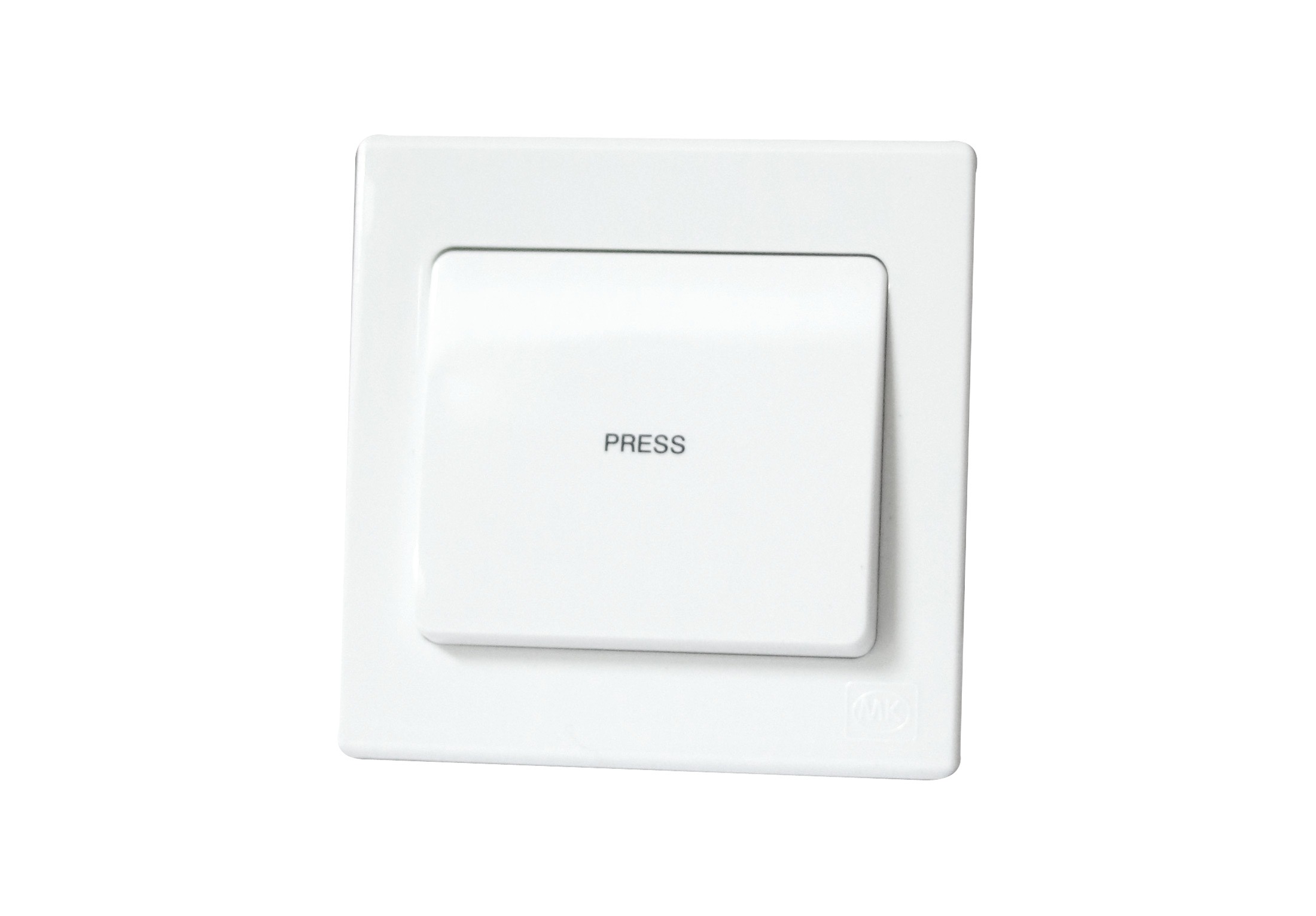 Push Switch "Press" 1G 10A MK Honeywell Avant White