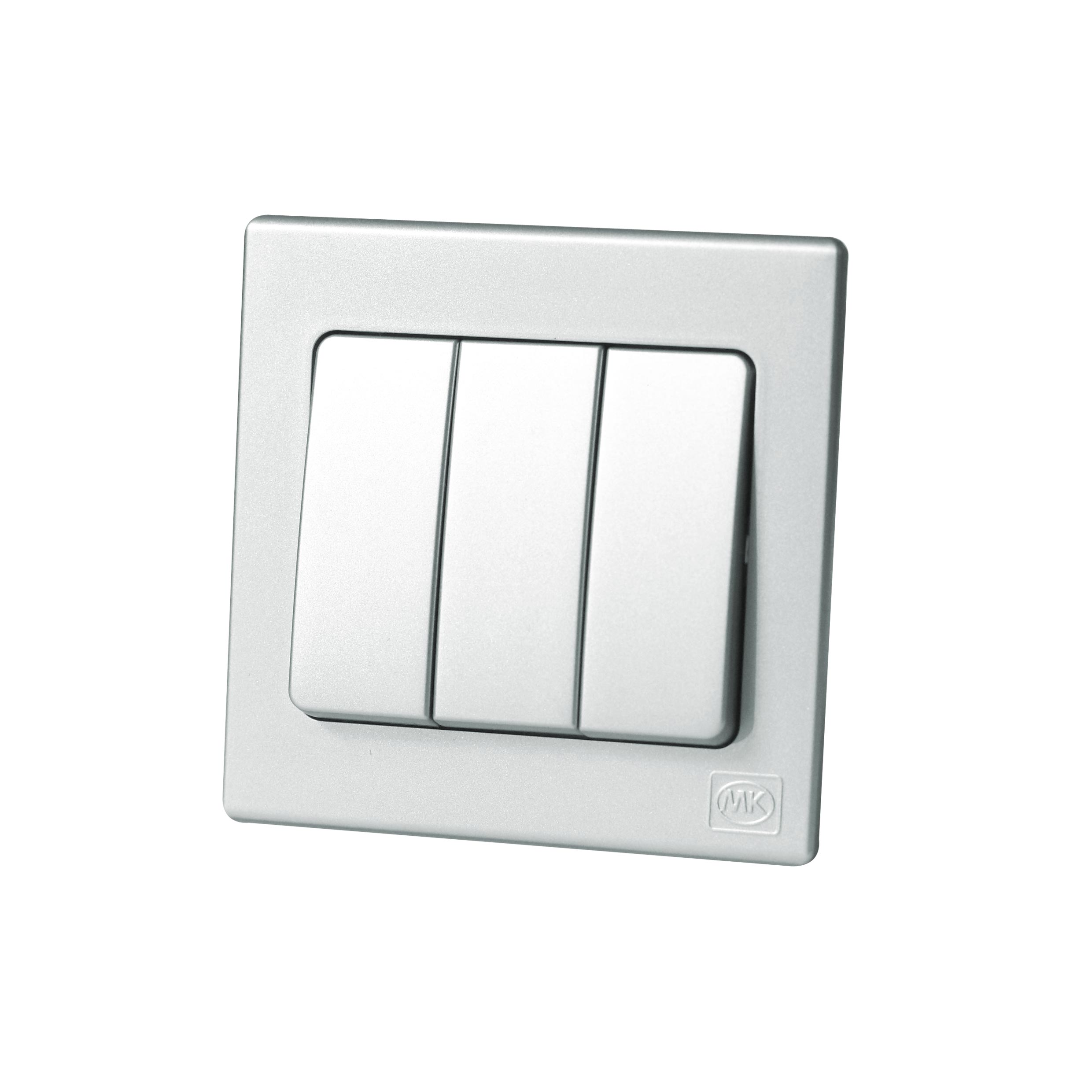 Switch 3Gang 2Way MK Honeywell Avant Titanium
