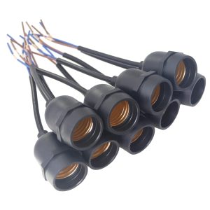 Lamp Holder E27 Waterproof 15cm Cable IP44 (Ref: LH15CM)