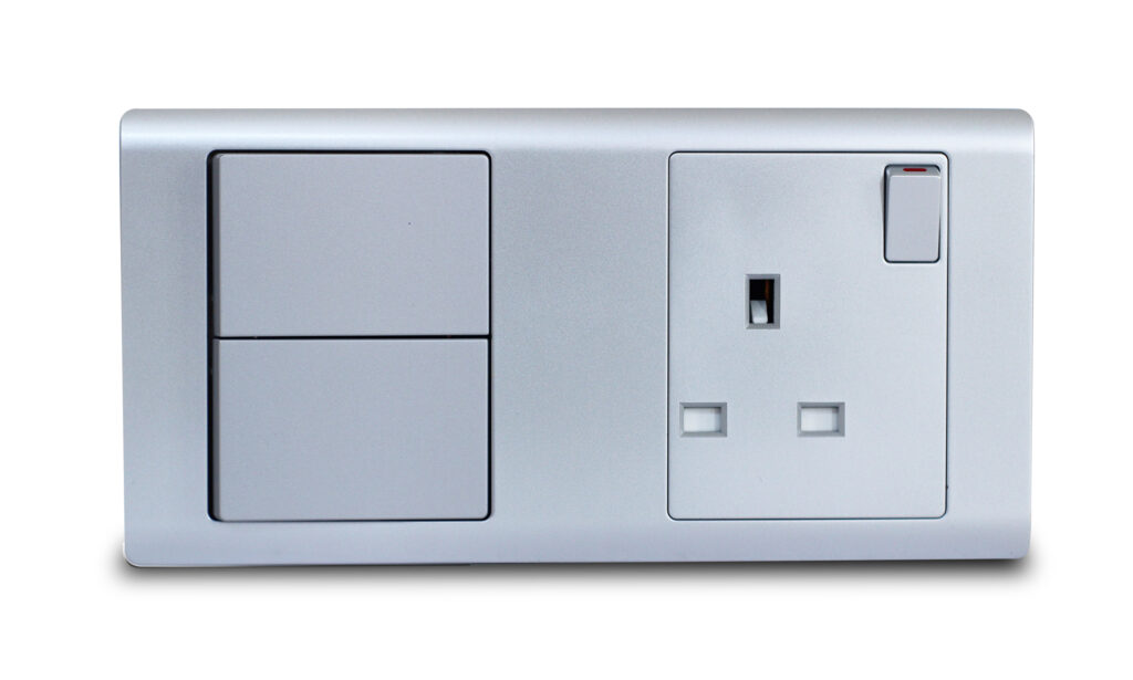 Combination Switch 2G STT & Switched Socket 13A STT & Landscape 2G STT