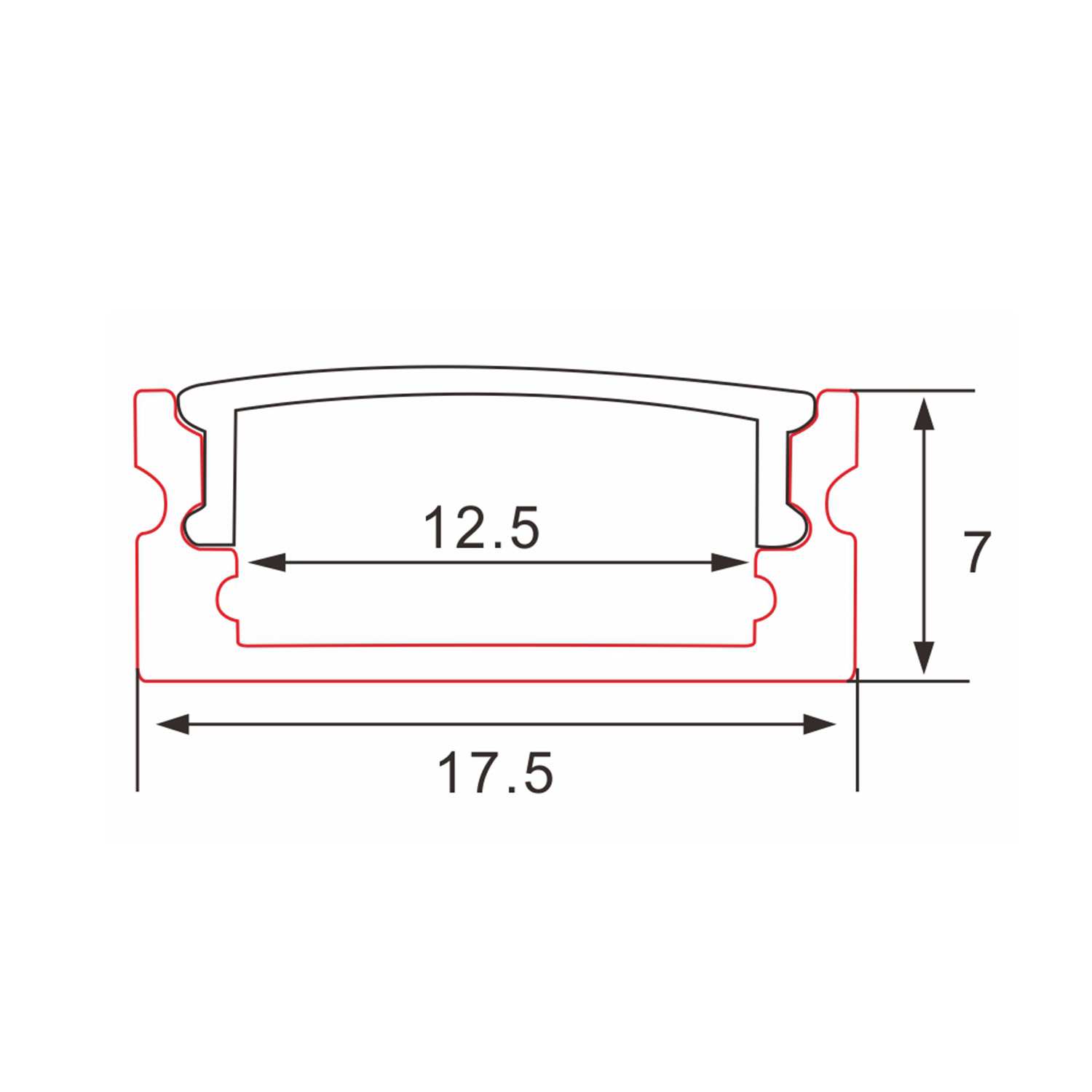 Aluminium Led Profile Surface - C020 - Image 2
