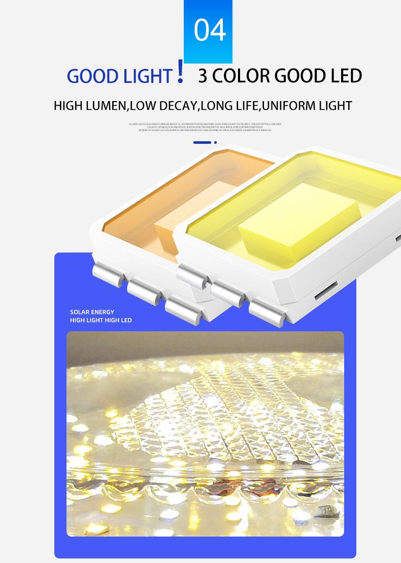 CEILING LIGHT SOLAR 300W THREE COLOR 3300LM IP54 WITH REMOTE - SCLFHL300W - Image 4