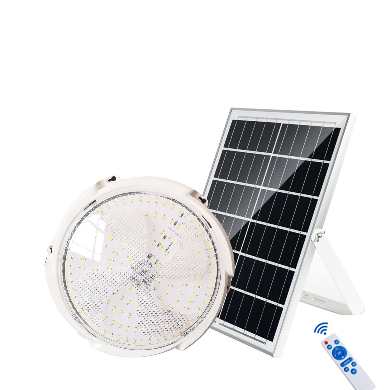 CEILING LIGHT SOLAR 300W THREE COLOR 3300LM IP54 WITH REMOTE - SCLFHL300W