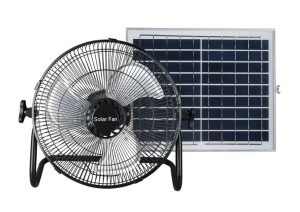 Solar Fan Three Blades With 12 Speed & Electric Charger – SFPYYBF
