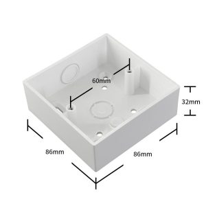 PLASTIC SURFACE BOX 3×3 – PB132