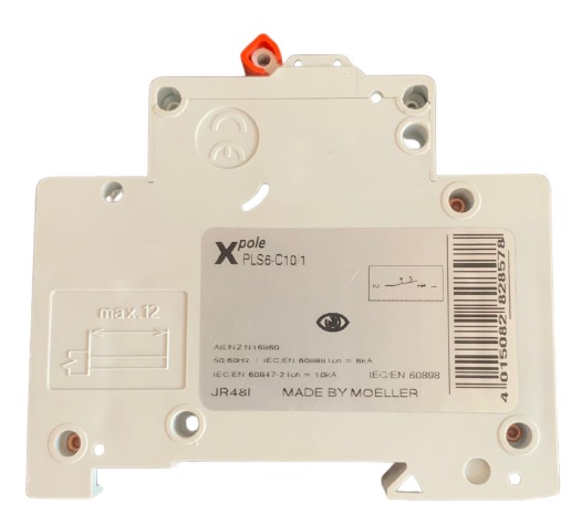 MCCB 10Amp 6kA Type C 1 POLE MOELLER- 282857 - Image 2