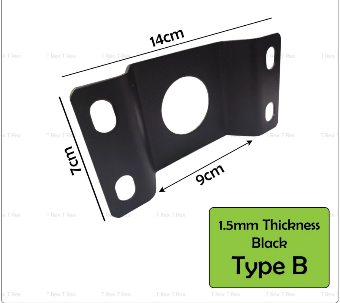 Back Clamp Bracket For Fixation on Poles - BPS-AC06