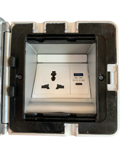 Floor Socket Waterproof IP55 – HGD-108AC - Image 2