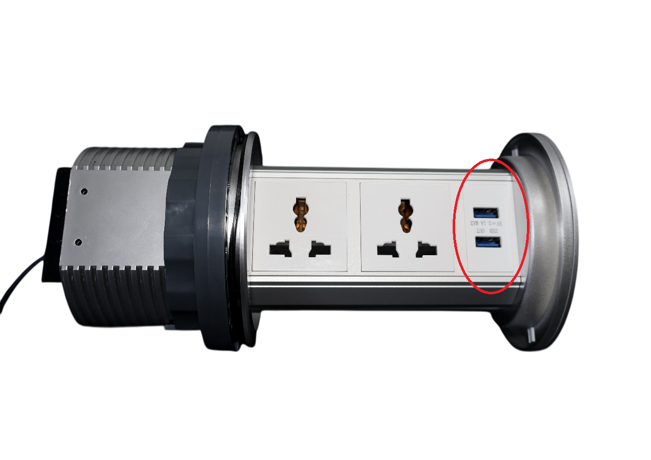 Module USB/USBC for Pop-Up socket White - - Image 2